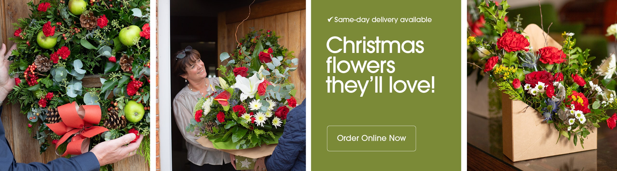 Seasonal bouquets from Sixteen Stems in Milford Haven offering same-day delivery