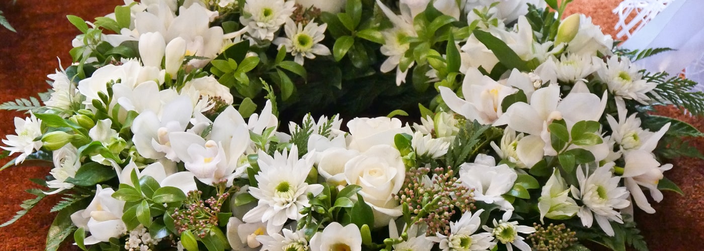 Funeral flowers from Sixteen Stems in Milford Haven